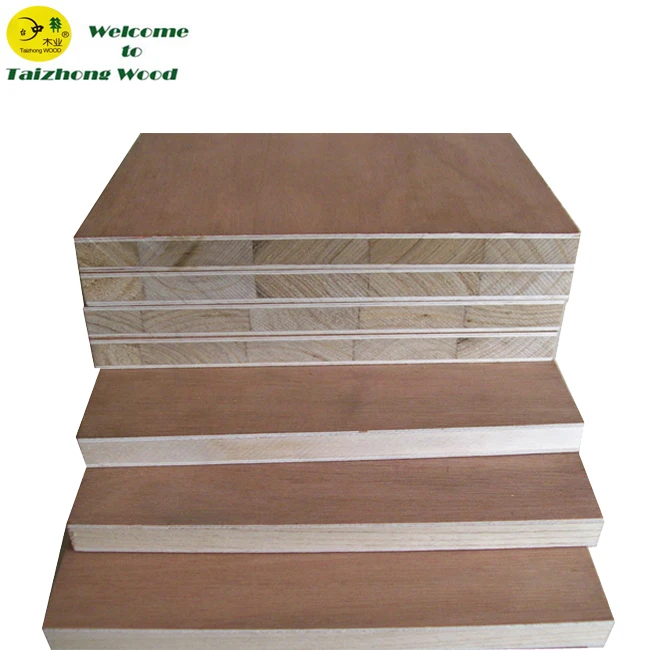 18MM 40MM Melamine Block Board Plywood
