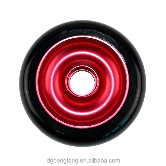 100/110mm professional High quality Aluminum PU Scooters wheel