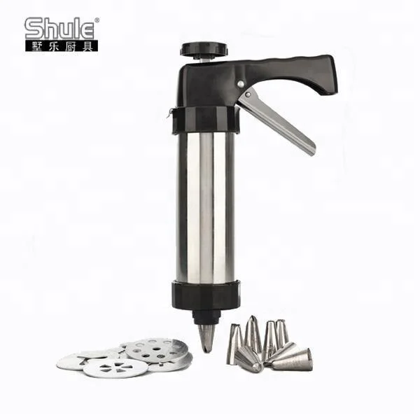 Chinese Snack Making Machine of Stainless Steel Hand Operated Biscuit Press