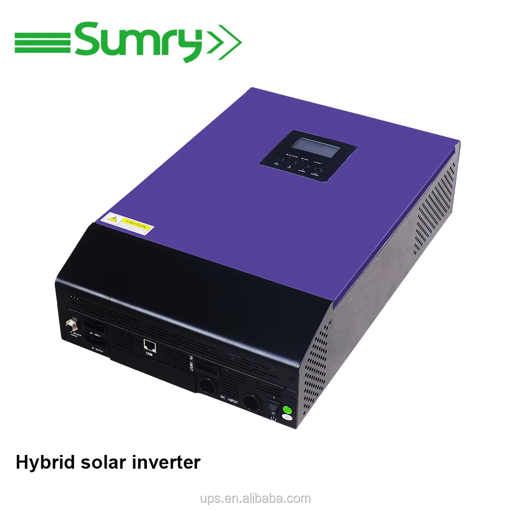 Hybrid Solar Inverter with Built-in MPPT Solar Charge Controller
