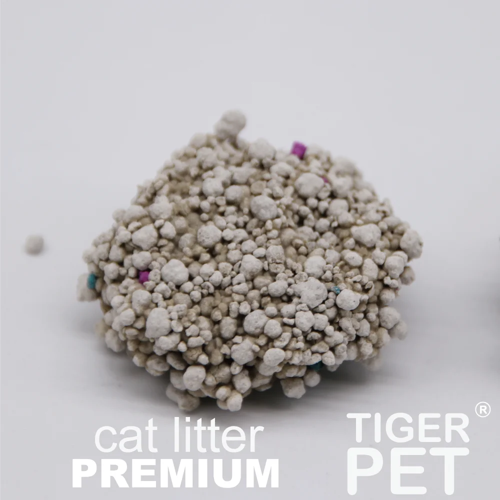 2024 Pet products Dust free super clumping pet sand Nature colored bentonite cat litter supplier