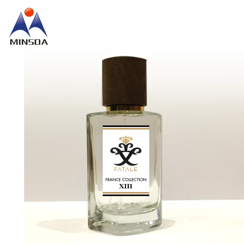 Minsda Custom Waterproof Self Adhesive Perfume Private Bottle Labels