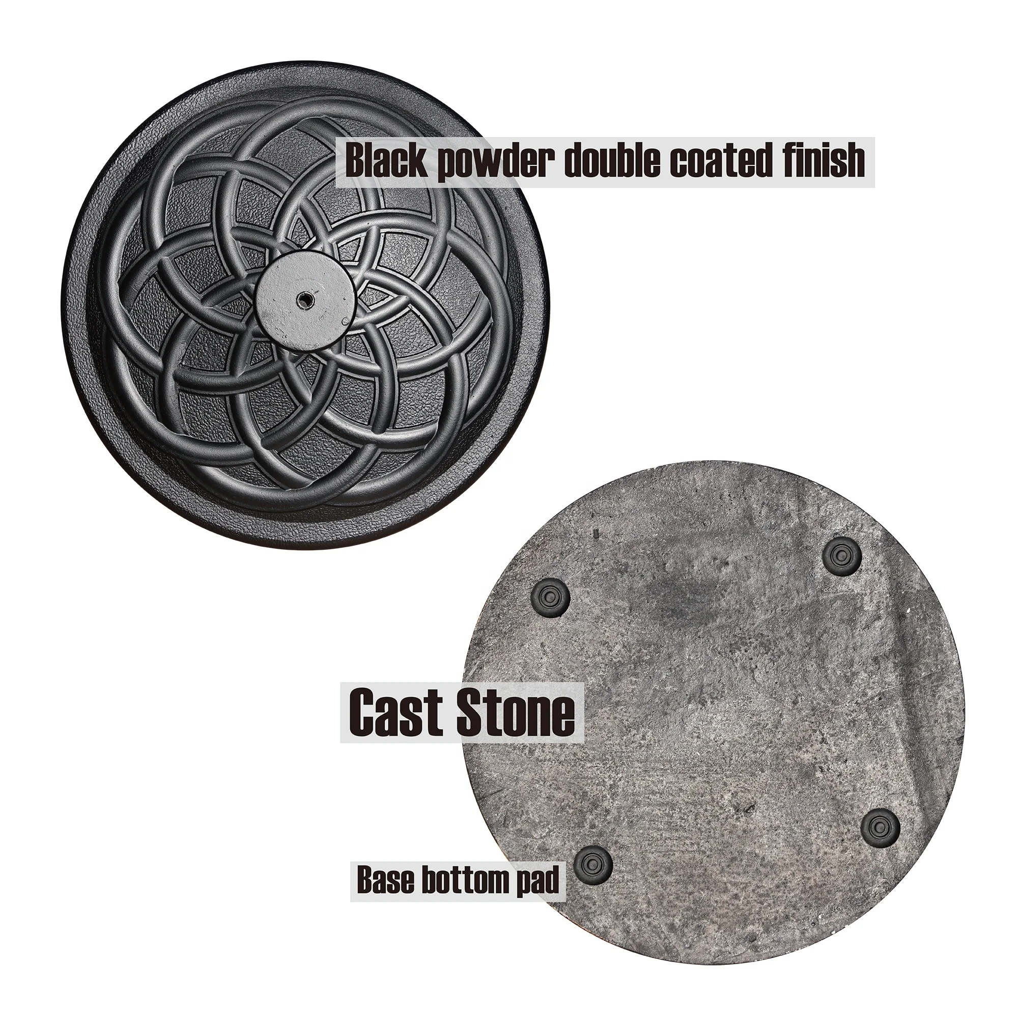32LB Garden Outdoor Cast Stone Heavy Concrete patio umbrella base Umbrella parasol Base Umbrella Stand