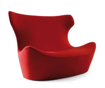 
Modern design Europe style leather two seat Aviator Papilio sofa 