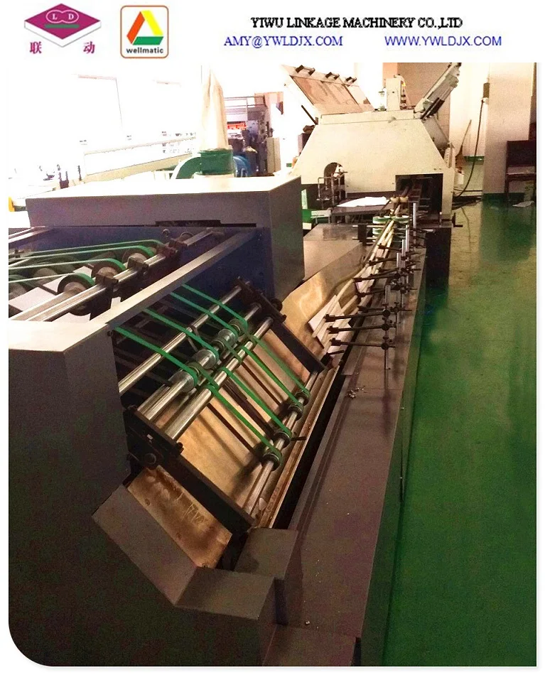 Hot Melt Glue Binding Notebook Making Machine