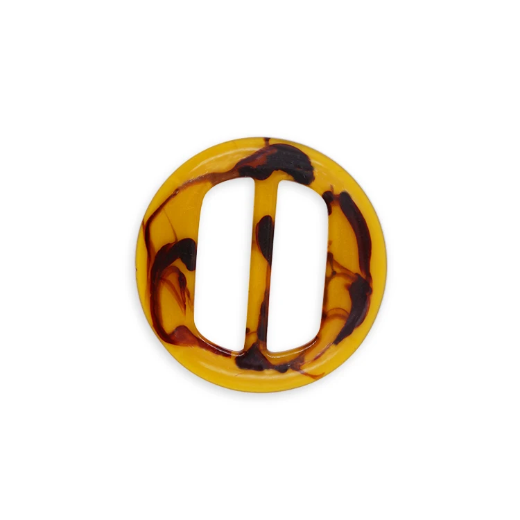 2019 New design custom resin belt buckle high quality belt buckle acetate sheet  plastic colorful belt buckle for coat garment