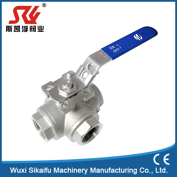 New fashion Thread 3 way ball valve with great price