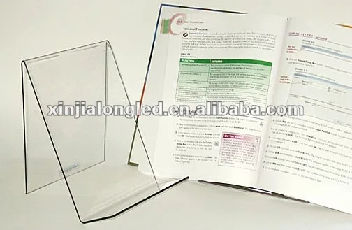 Clear Acrylic Book Holder Acrylic Plastic Book Holder Stand Acrylic Large Textbook Easel