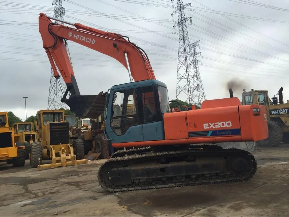hitachi ex200 ex300 crawler backhoe excavator sale in shanghai