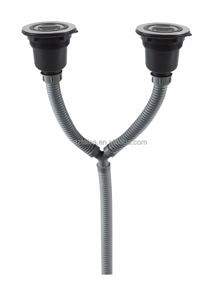 3.5 inch plastic sink basket strainer for double bowl sink