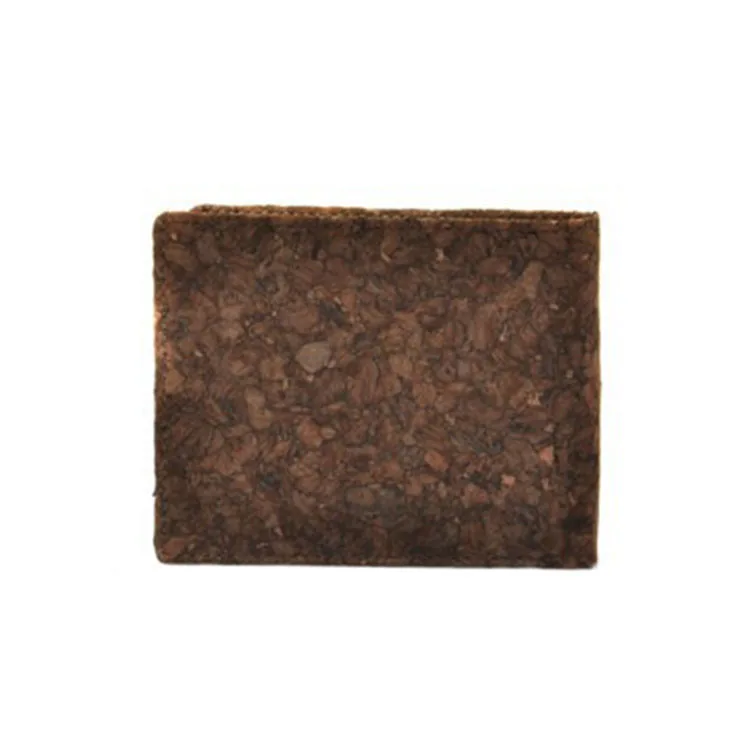 Custom Vegan Slim Unisex Purse RFID Leather Cork Wallet