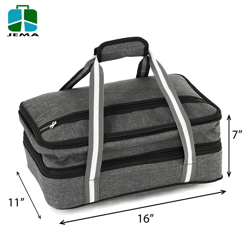 Expandable oversized insulated food delivery bag Hot and Cold Thermal Bag