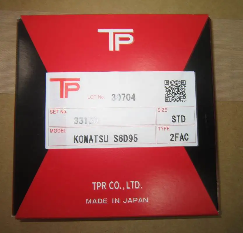 Wholesale Piston Ring NPR/TP/RIK for Excavator Engine 4BD1/6BD1/6BG1/ 4HK1/6HK1/6SD1/6WG1/J05/J08 18392 18562 42815