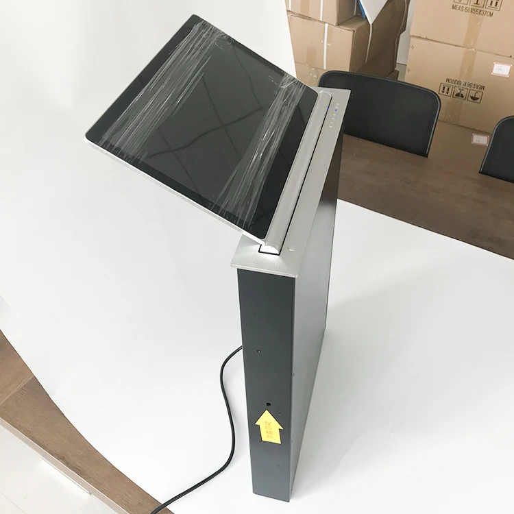 
Hidden Desk Motorized Tv Lift Mechanism Maximum Tilt of 60 Degrees Audiovisual Project and Conference System 8 Kg Blueshark 