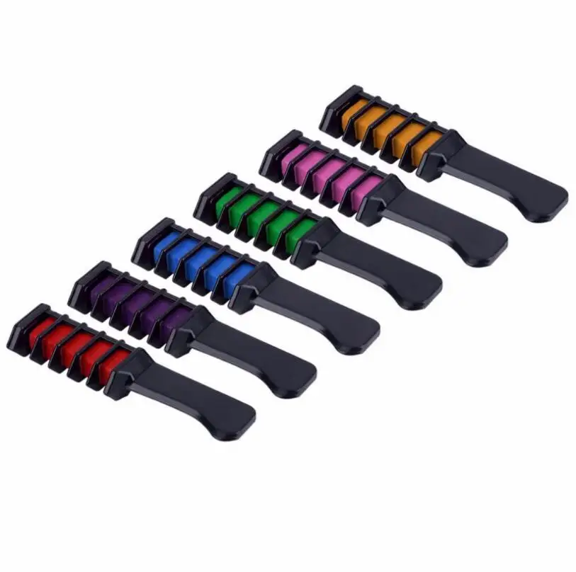 Mini Disposable Personal Salon Use Hair Dye Comb Professional Crayons For Hair Color Chalk Hair Dyeing Tool