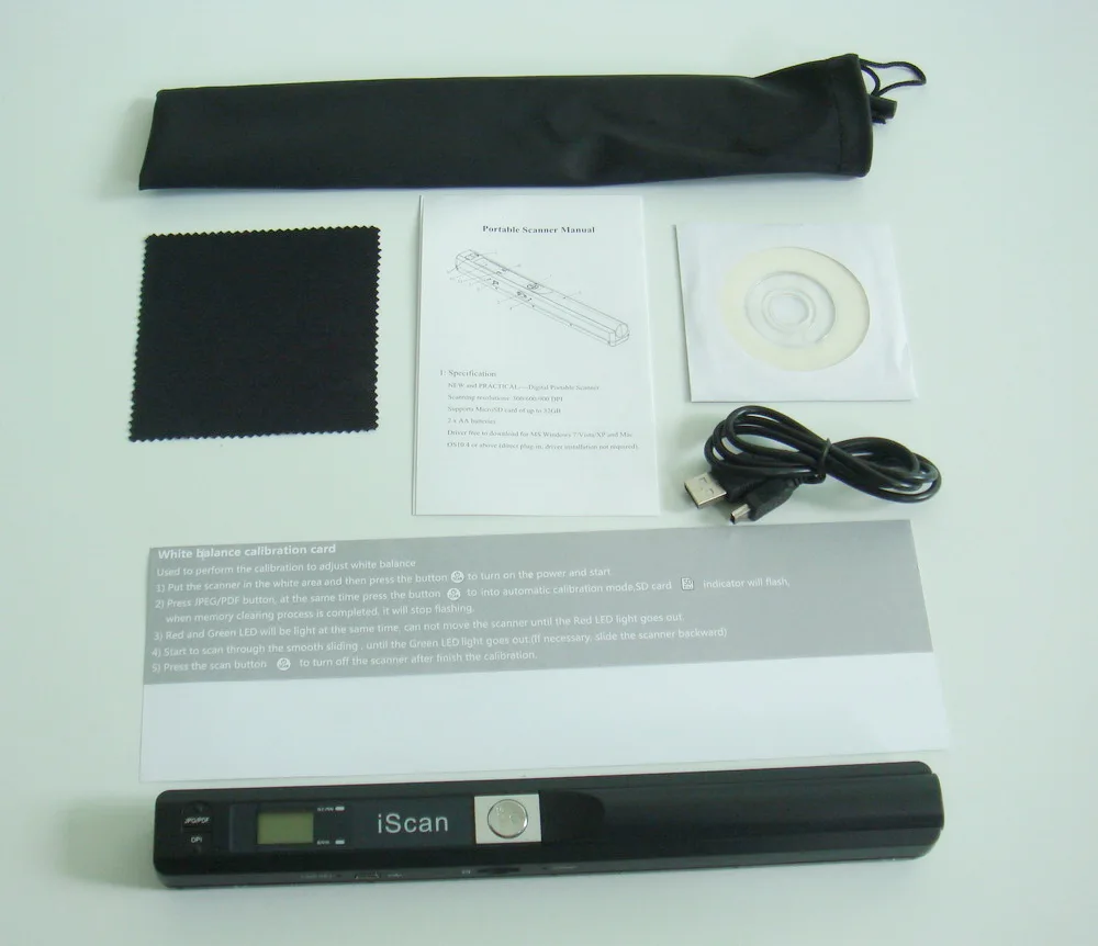 Made in China 900dpi Digital A4 Portable handhold Document Scanner