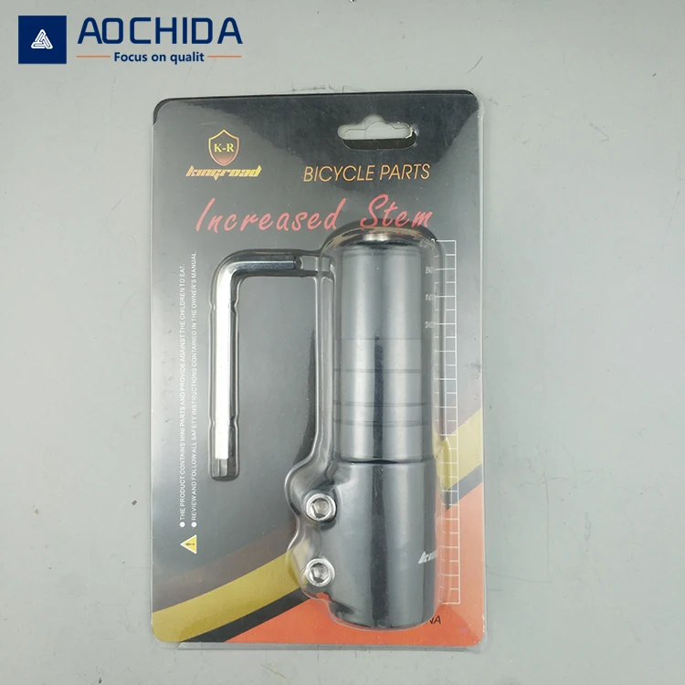 Factory direct black bicycle riser booster bicycle handlebars and other bicycle accessories