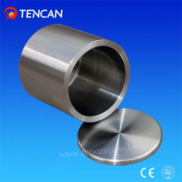 China Tencan 304 or 316L stainless steel lab planetary ball  mill jar SS. mill pot lab ball mill pot