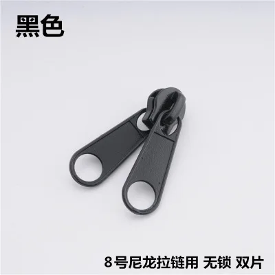 #5 non-lock  nylon zipper slider/ head puller for nylon zipper
