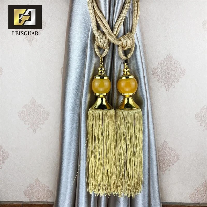 Classic Design Curtain Tassel Crystal Hanging Ball Hot Sale Curtain Tassels Decorative Tie Back Curtain Tieback
