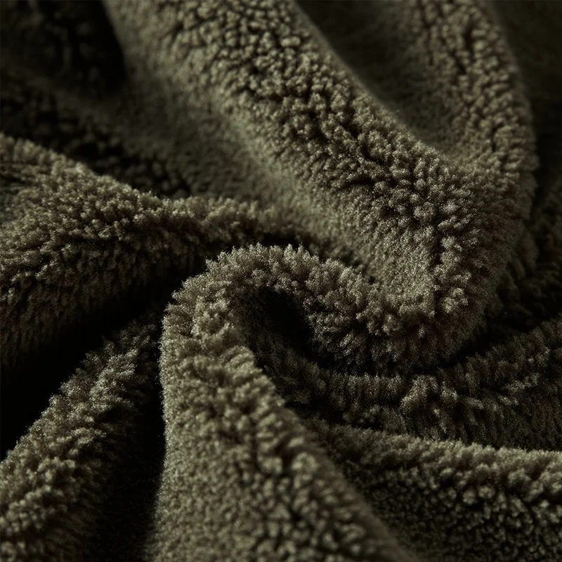 
Retail Online Shopping Fur Lining Cotton Mens Khaki Work Winter Chore Jacket 