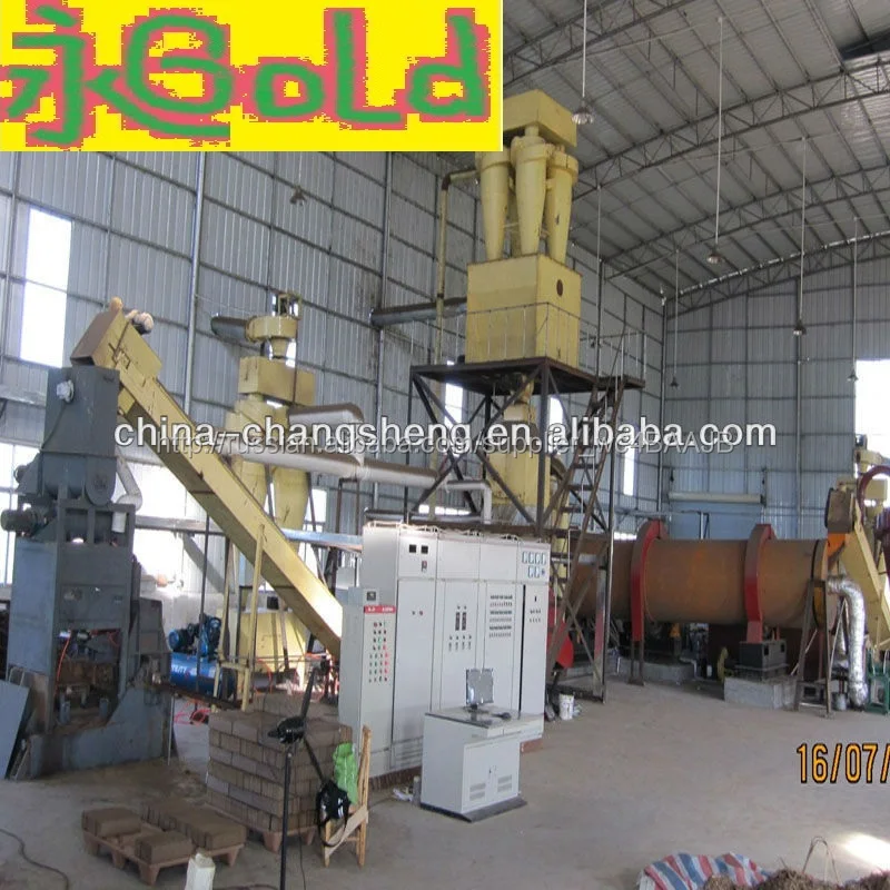 автоматик лайн машина с пресс-роликами, чтобы переработать растения в гранулы биотоплива, корма и удобрения