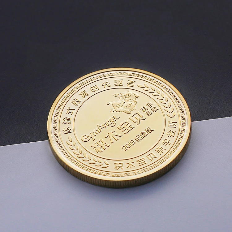 custom old metal ancient thailand dragon gold coins