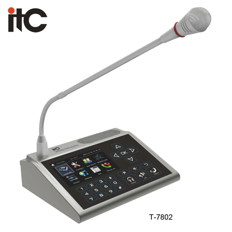 High End Digital PA System Intercom Paging Microphone