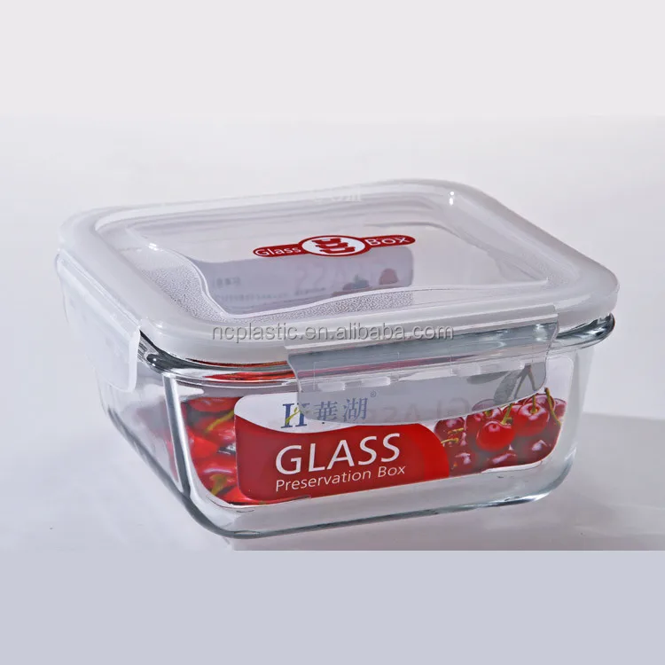 550ml Square Bread Box, Food Dispenser for Home Kitchen or Restaurant