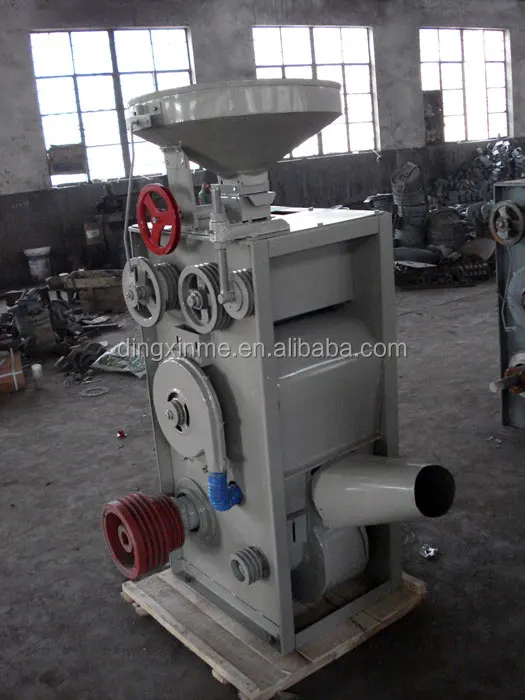 Combined Mini Rice Husker and Whitener Machine