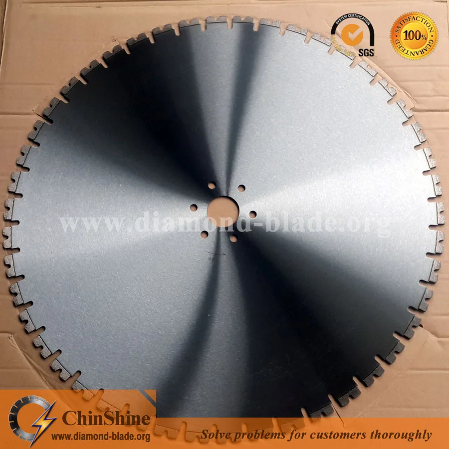 32 inch 800mm Laser welded diamond wall saw blade for cutting concrete from China famous supplier