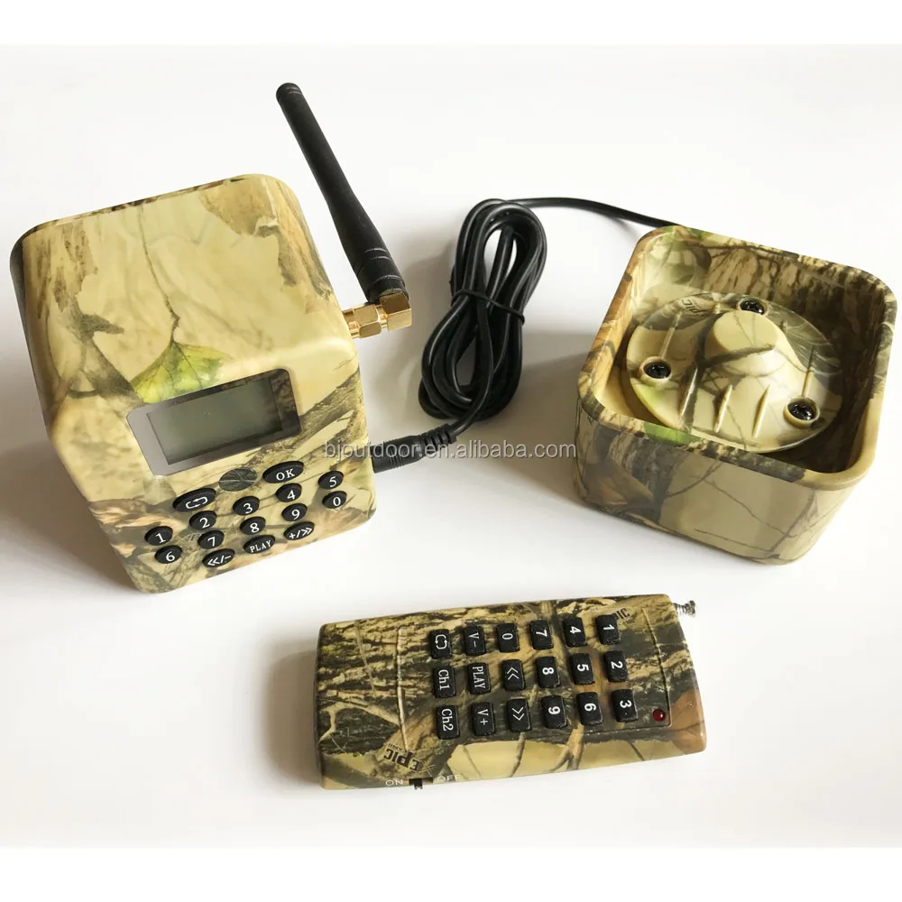 Bird caller device with remote for hunting from BJ Outdoor