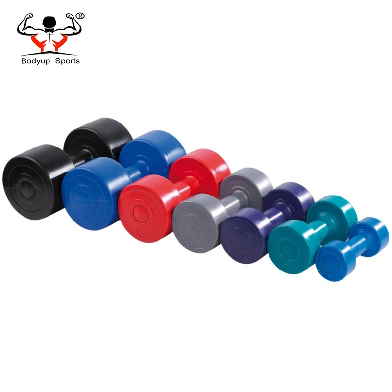 High Quantity Round Shape Cement Vinyl Concrete Dumbbell