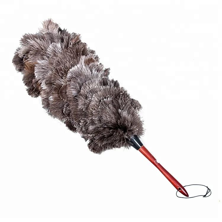 Деревянная ручка Cobweb Duster Magic Ostrich Feather Duster для очистки