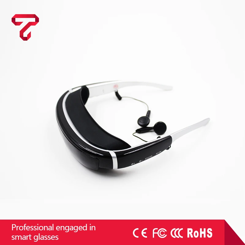 2017 Professional HD Digital 98 inch virtual display video glasses 3d glasses