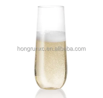 
shatterproof disposable plastic champagne flutes cup, disposable plastic champagne glasses 