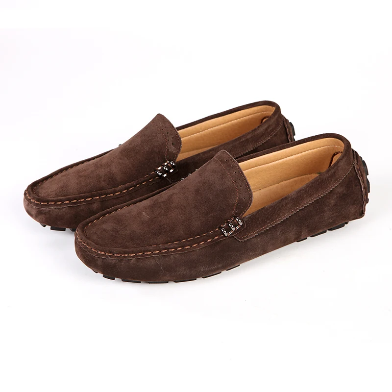 Мокасины мужские на резиновой подошве, лоферы, обувь для вождения