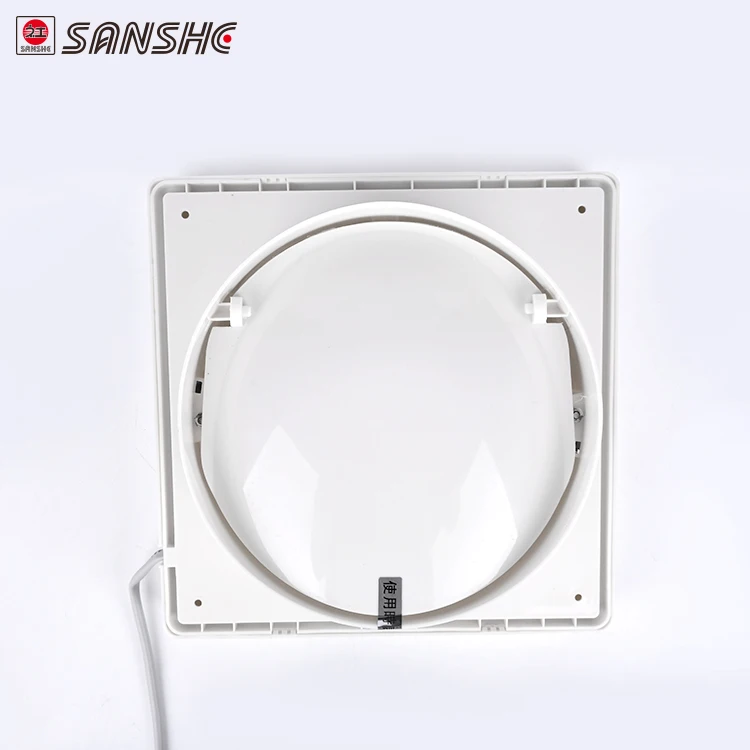 SANSHE deluxe planar full plastic shutter ventilation fan with cover
