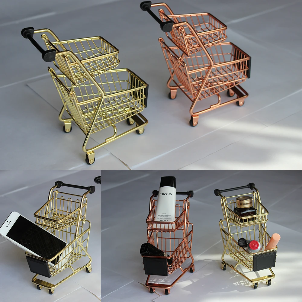 mini desk shopping trolley shopping cart toy shopping carts