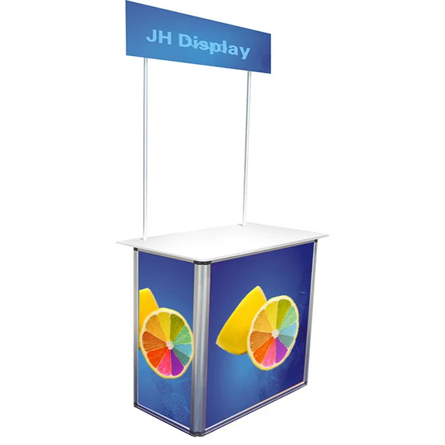
China cheap custom promotion table or counter for exhibition and advertising 