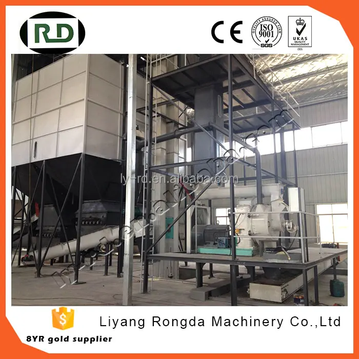 Сертифицированная CE стабильная емкость Высококачественная леска для древесных гранул