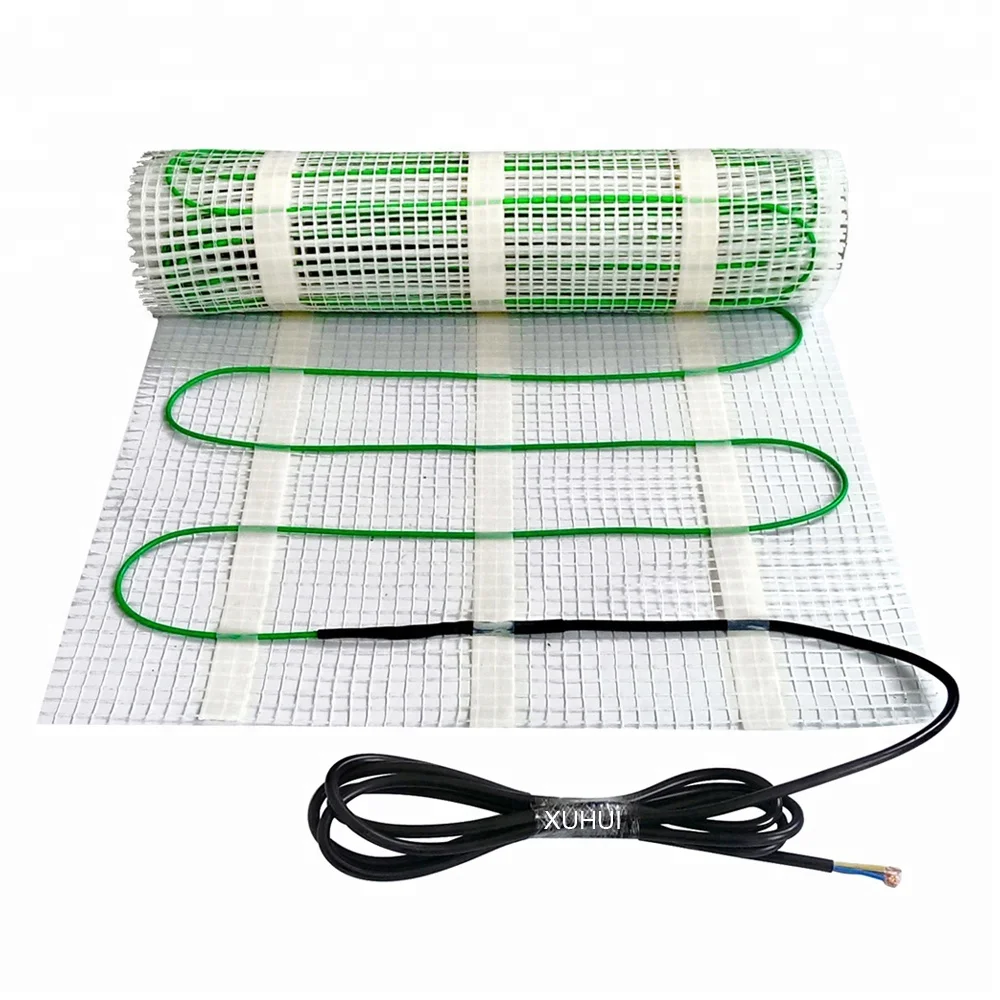Electric floor heating mat FHMT with twin conductor