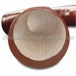 95%/92% Alumina Ceramic Lining Brick for mill outlet pipe/mill cylinder/slurry pipelines, Made-in-China