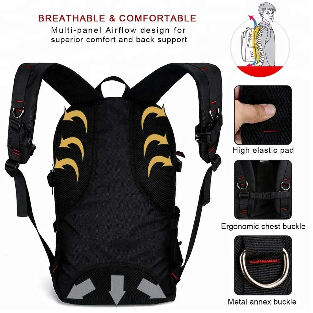 Fashion Laptop Backpack Contains Multi-function Pockets, Durable Travel Laptop Backpack Bag with USB Charging Port