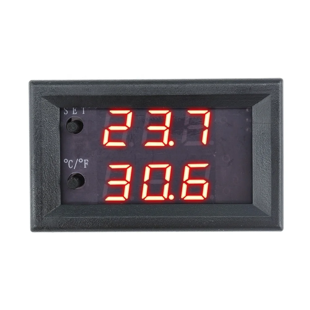 Цифровой светодиодный термостат W1209WK -50-110C регулятор температуры модуль платы управления реле 12 В постоянного тока + водонепроницаемый датчик