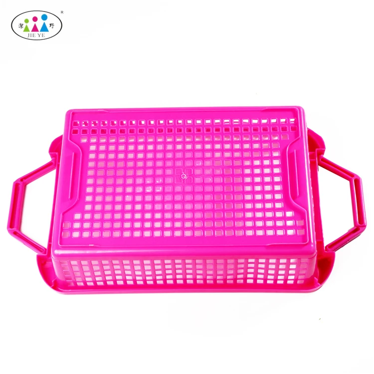 Beautiful Design Vegetable Fruit Rectangular Plastic Basket