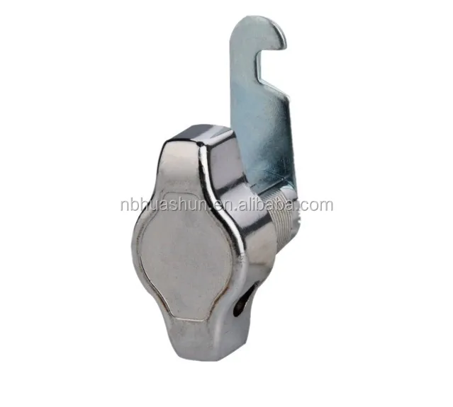 HS118 high quality zinc alloy cylinder and iron body cabinet door keyless lock student cabinet rotation cabinet lock