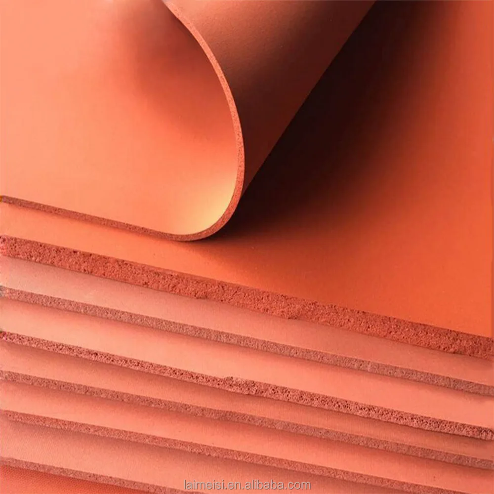 Custom Die Cut Colored Adhesive Silicone Rubber Round Foam Sponge Gasket