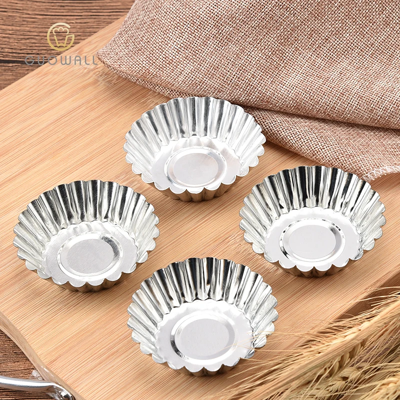 Best Selling Tin Material Egg Tart Mould Cake Mould Baking Mould Pastry Tools