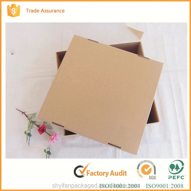Eco-friendly recyle коричневой крафт-дешевые упаковочные картонные коробки для обуви